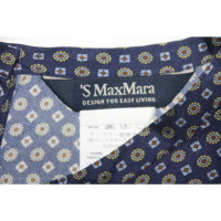 S Max Mara Top en Soie en Bleu