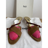 D&G Sandals Leather in Brown