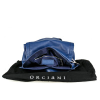 Orciani Umhängetasche aus Leder in Blau