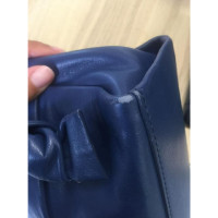 Orciani Umhängetasche aus Leder in Blau