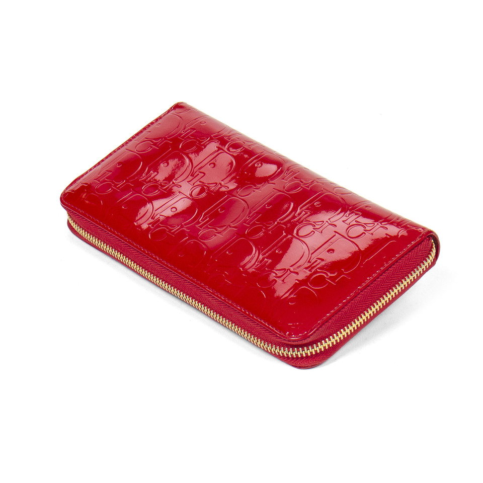 Dior Borsette/Portafoglio in Tela in Rosso