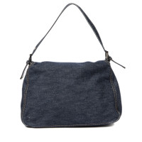 Fendi Mamma Baguette Canvas in Blue