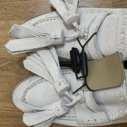 Burberry Sneakers aus Leder in Weiß