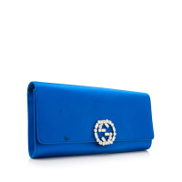 Gucci Clutch Zijde in Blauw