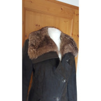 Drykorn Jacke/Mantel aus Canvas in Oliv