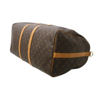 Louis Vuitton Keepall Bandouliere 60 Canvas in Bruin