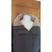 Drykorn Jacke/Mantel aus Wolle in Braun