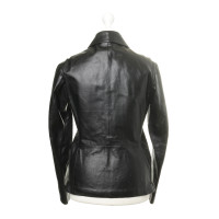 Jil Sander Black leather jacket
