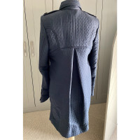 Burberry Prorsum Jacke/Mantel aus Viskose in Blau