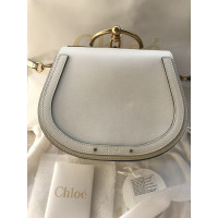 Chloé Nile Bag aus Leder in Weiß