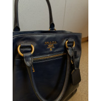 Prada Tote bag Leer in Blauw