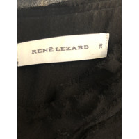 René Lezard Kleid aus Seide in Schwarz