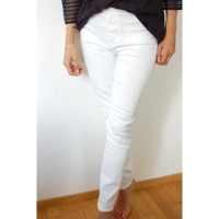 Free People Jeans in Cotone in Bianco
