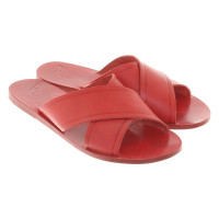 Ancient Greek Sandals Red Sandals