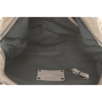 Strenesse Handbag Leather in Grey