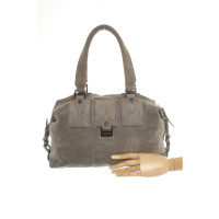 Strenesse Handbag Leather in Grey