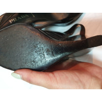 Prada Pumps/Peeptoes Patent leather in Black