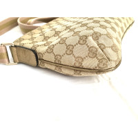 Gucci Schoudertas Katoen in Beige