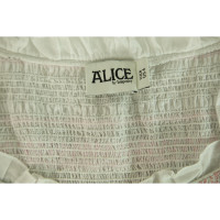 Alice By Temperley Oberteil aus Baumwolle in Weiß