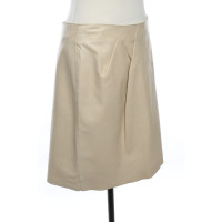 Marni Skirt Leather in Beige