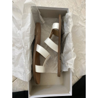 J. Crew Sandals Leather in White