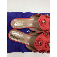 Aquazzura Sandals in Red