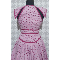 Zac Posen Kleid aus Baumwolle in Violett