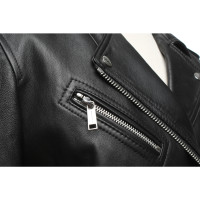 Michael Kors Jacket/Coat Leather in Black