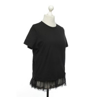 Semi Couture Oberteil aus Baumwolle in Schwarz