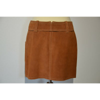 Anna Sui Skirt Suede in Brown