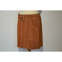 Anna Sui Skirt Suede in Brown