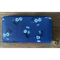 Prada Tasje/Portemonnee Canvas in Blauw