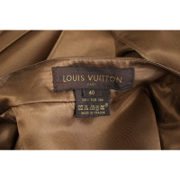Louis Vuitton Rock aus Seide in Braun