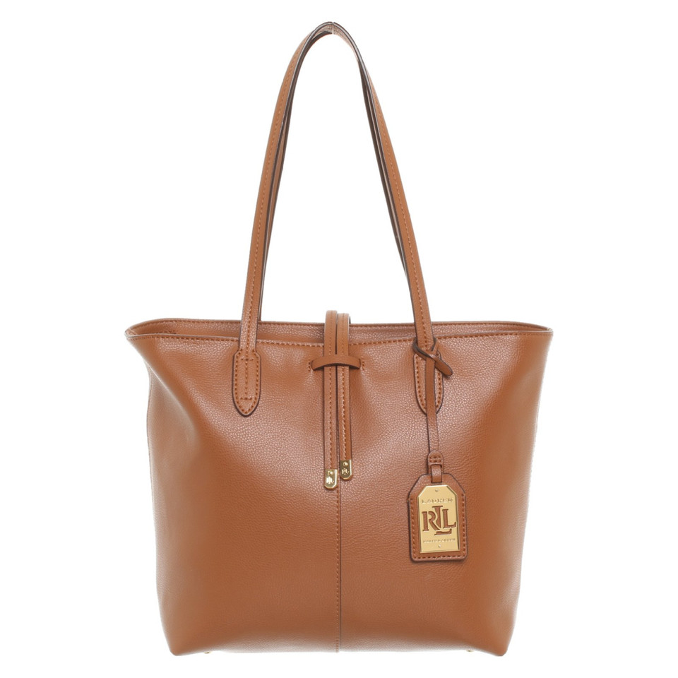 Polo Ralph Lauren Sac à bandoulière en Cuir en Marron