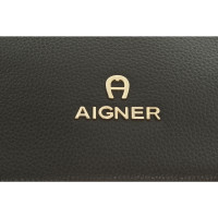 Aigner Shoulder bag Leather in Black