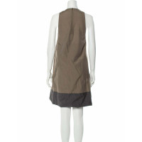 Brunello Cucinelli Kleid aus Baumwolle in Ocker