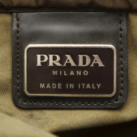 Prada Borsa a tracolla in Cotone in Marrone