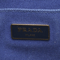 Prada Canapa en Toile en Bleu