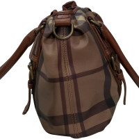 Burberry Shoulder bag Canvas in Brown