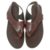 Orciani Sandals Leather in Brown