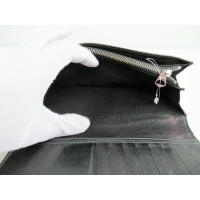 Diesel Täschchen/Portemonnaie aus Leder in Schwarz