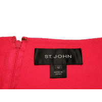 St. John Kleid aus Wolle in Rosa / Pink
