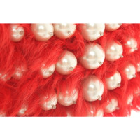 Miu Miu Shoulder bag Fur in Red
