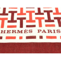 Hermès Schal/Tuch aus Baumwolle in Bordeaux