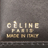 Céline Täschchen/Portemonnaie aus Leder in Schwarz