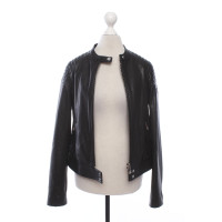 Belstaff Jacket/Coat Leather in Black