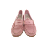 G.H. Bass & Co. Slipper/Ballerinas aus Leder in Rosa / Pink