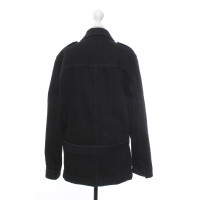Saint Laurent Jacket/Coat Cotton in Black