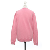 Saint Laurent Oberteil aus Baumwolle in Rosa / Pink