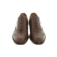 Hugo Boss Chaussures à lacets en Cuir en Marron